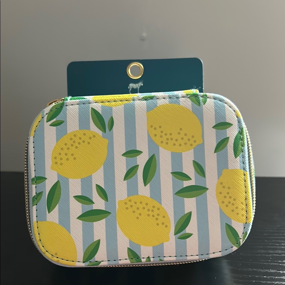 Dabney Lee Lemon Stripe Pill Case
